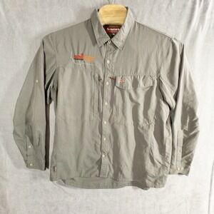 Simms Fly Fishing Long Sleeve Shirt Mens XL Lake Outdoor Gorpcore Boating